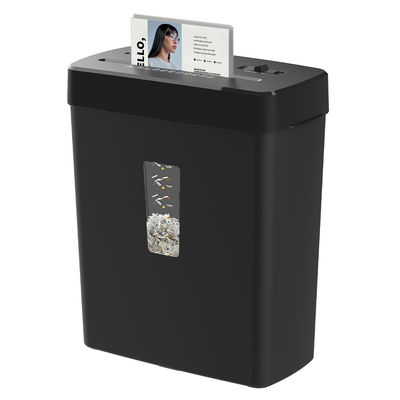 CD222P 8 fogli Macchina di triturazione di carta a taglio incrociato 320x164x380mm Per ufficio a domicilio smaltimento di documenti