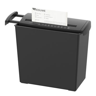 10L Basket Bin 5 fogli A4 mini Strip Cut Paper Shredder con funzionalità Auto/Off/Rev per l'uso in ufficio a casa