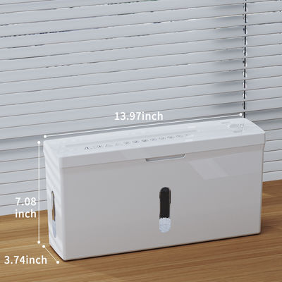 2 fogli di carta A4 trituratrice macchina tipo desktop per ufficio casa CS201C con 4L bin
