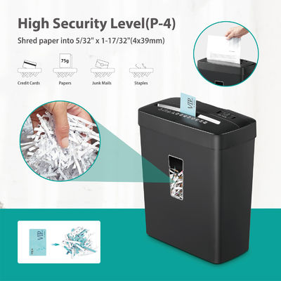 EMC Commercial 6 fogli A4 Macchina di triturazione di carta a taglio incrociato C220P-6 per ufficio e casa