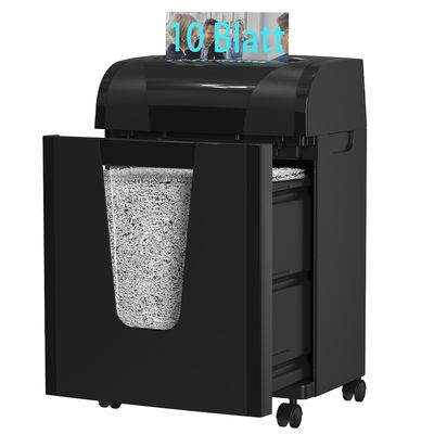 C261P 10 fogli Micro taglio ufficio Home Paper Shredder Machine con 20L Bin
