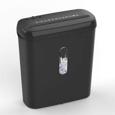 S616B 5 fogli Stripe Cut Paper Shredder Machine WITH 8L Mini Basket Bin per ufficio a casa